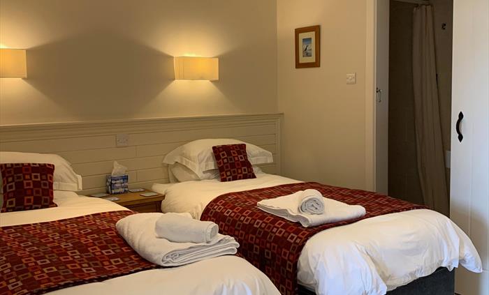 Lovely sea views can be enjoyed, whilst relaxing and resting up after a stroll along the Coastal Path.